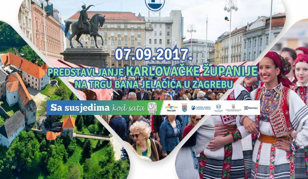 Predstavljanje Karlovačke županije u centru Zagreba