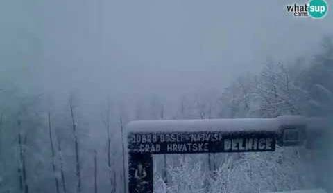 Delnice, snijeg 28.12.2017.