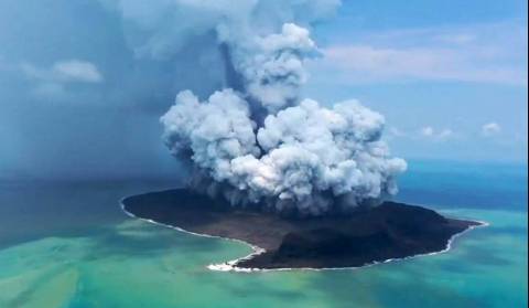 Volcano eruption of Tonga