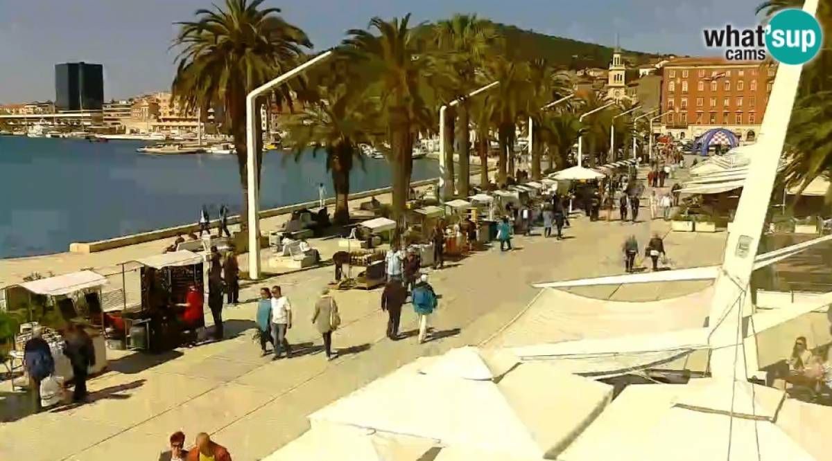 Split Riva Hrvatskog preporoda, Split, [ Upravo sada, UŽIVO