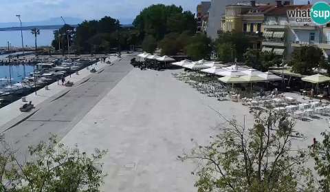 Crikvenica, the center and the waterfront, PTZ webcam