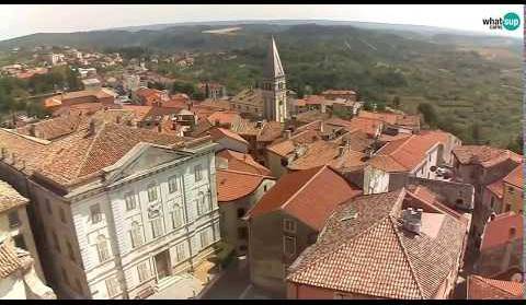 Buje, centar i škola 9.8.2017.