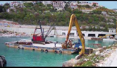 Novi Vinodolski, Marina Muroskva timelapse gradnje