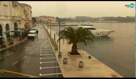 Poreč, zima, kišni dan - Time Lapse, Croatia 1.2.2017.
