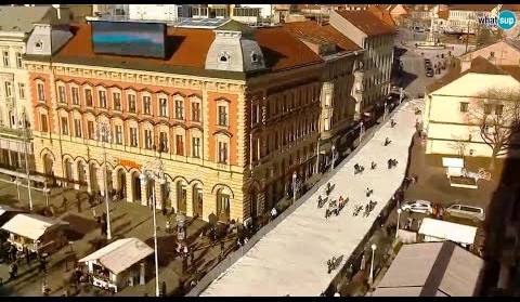 Zagreb skijanje u centru grada - 7.1.2017. 