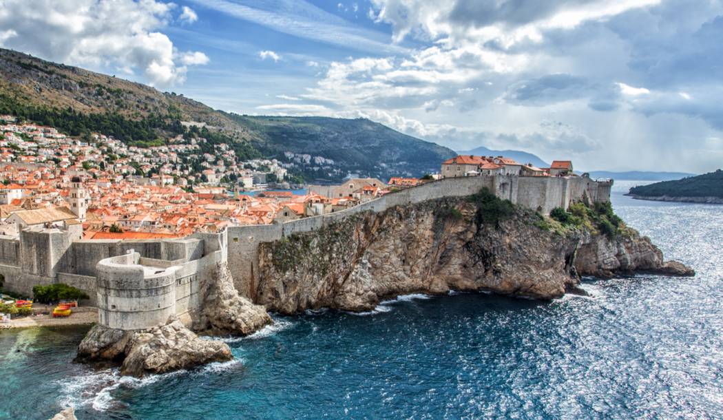 Dubrovnik on a movie set