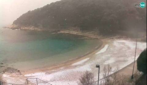 Snow in Istria and the coast