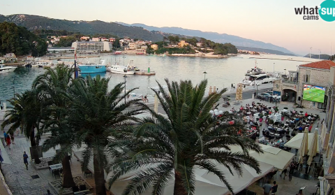 Rab - Municipium Arba Square, port entrance