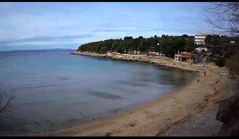 Murter, plaža Slanica, zima 19.01.2019.