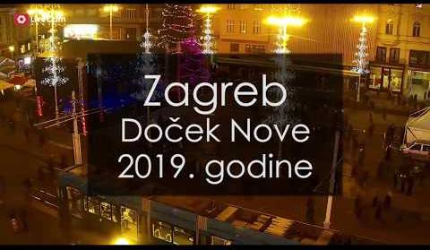Zagreb, Trg bana Jelačića - Doček Nove 2019. godine - Hladno Pivo