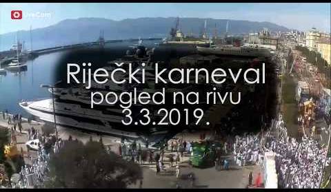 Riječki karneval 2019. - pogled na rivu