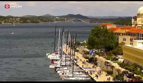 Šibenik - okretna panoramska kamera - 31.5.2019.