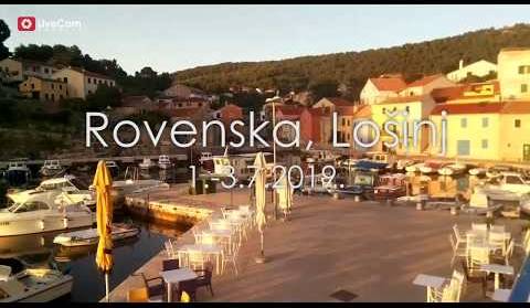 Rovenska, Lošinj,  lučica i plaža - Srpanj 2019.