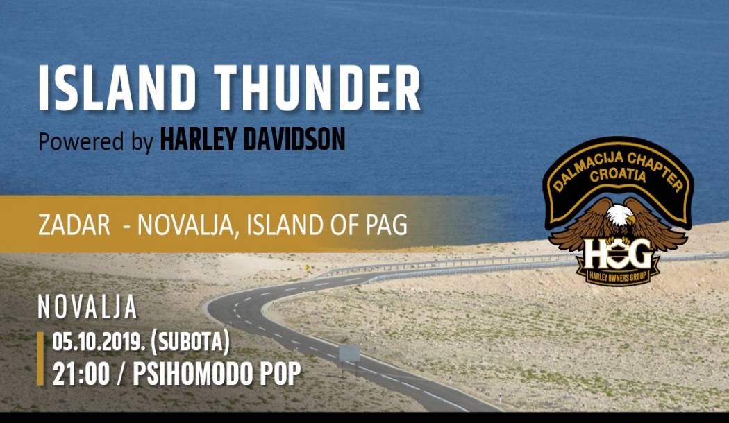 Island Thunder na otoku Pagu