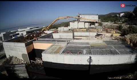 Time lapse, gradilište Stanovi Pellio - Crikvenica - 2019. cam 2