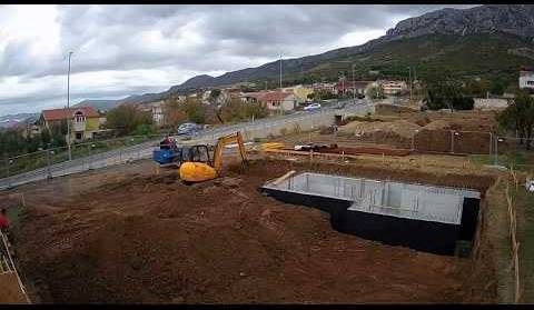 Početni radovi na gradilištu Kaštel Sućurac 9.11.2019.