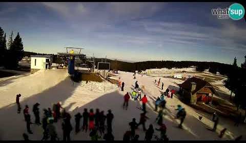 SLO Rogla Planja, time lapse skijalište 09.01.2020.