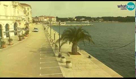 Poreč - prazna riva, korona virus 30.03.2020.