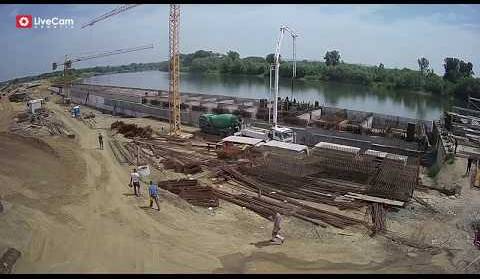 Izgradnja luke Slavonski Brod, time lapse - godina dana gradnje u dvije minute