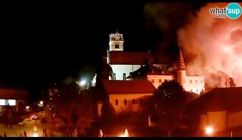 Veliki požar u svetištu Majke Božje Bistričke - Marija Bistrica - 13.10.2020.