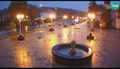 Novska, ubrzani video kišnog dana, 15.10.2020.