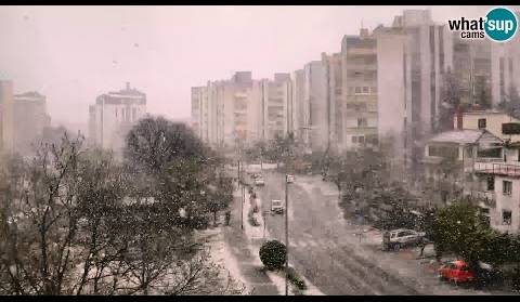 Snježna oluja u Puli 06.04.2021.