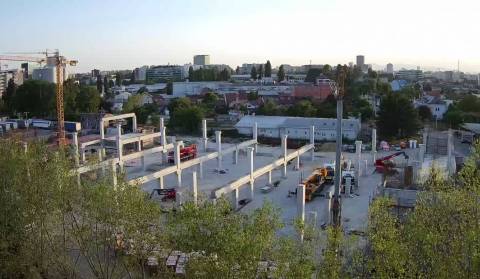 Zagreb Construction Site of a New Kaufland Branch