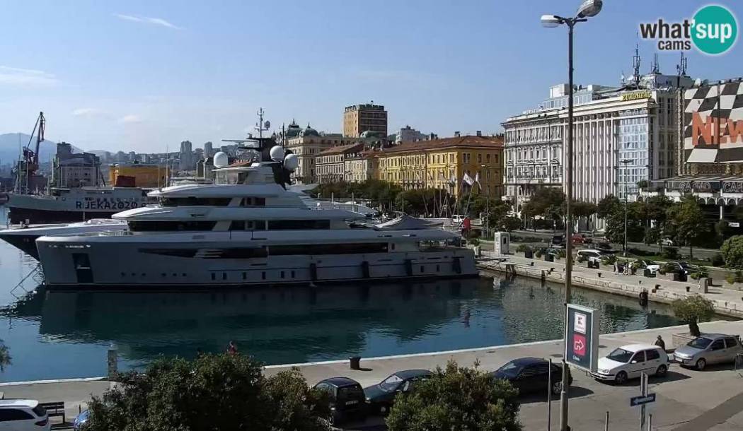 Virtual walk around the port and waterfront of Rijeka