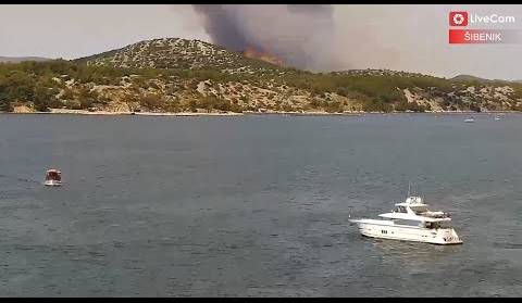 Požar kod Šibenika 2.8.2022