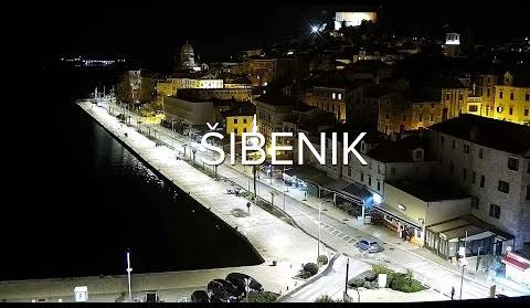 Šibenik at night