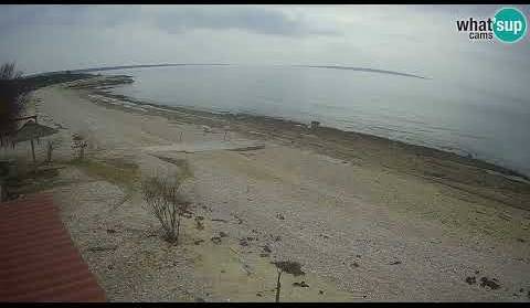 Ekstremna oseka na otoku Pagu - Gajac plaža 19.02.2023.