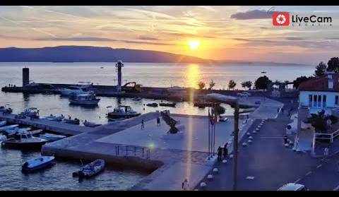 Senj nova okretna kamera - Nehaj, plaža i zalazak sunca 28.07.2023.