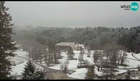 Snijeg u Trakošćanu - Live Cam Croatia