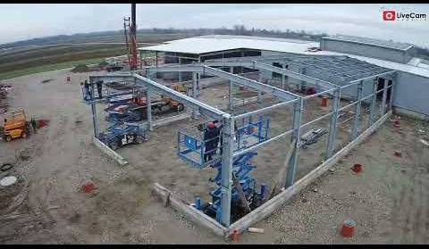 PG Orehovec - time lapse izgradnje novog objekta - Live Cam Croatia
