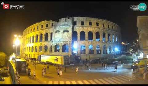 Jean Michel Jarre - Arena Pula, 28.6.2025.   Live Cam Croatia