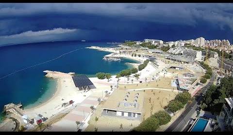 Žnjan na dan katastrofalne oluje u Splitu - Live Cam Croatia