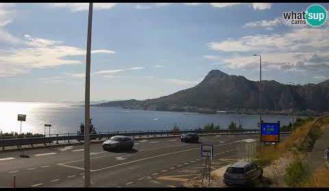 Omiš, ljeto - promet, Live Cam Croatia