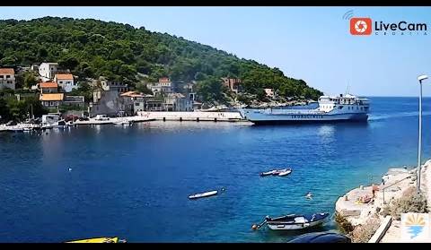 Žirje, trajekt, Muna - Live Cam Croatia