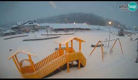 Pada pada snijeg, Cvetlin - Live Cam Croatia