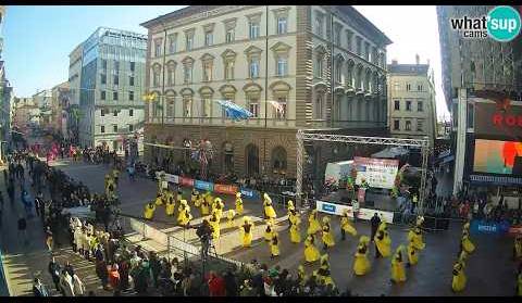 Rijeka – Dječja karnevalska povorka! Riječki karneval - Live Cam Croatia time lapse