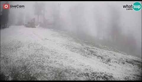 Snježna oluja upravo sada na Sljemenu - Live Cam Croatia