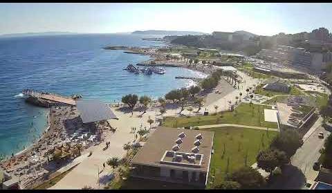 Split plaža Žnjan uživo! Ljeto - Live Cam Croatia
