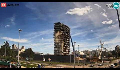 Rušenje Vjesnikovog nebodera: Intenzivni radovi i demontaža betonske konstrukcije. Ubrzano!