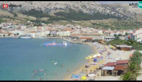 Najljepši ljetni prizori Paga! Plaža Prosika i gradska panorama, time lapse