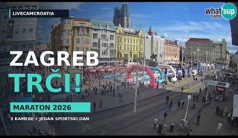 Zagreb trči! 34. Zagrebački maraton 2026. iz tri kuta LiveCamCroatia