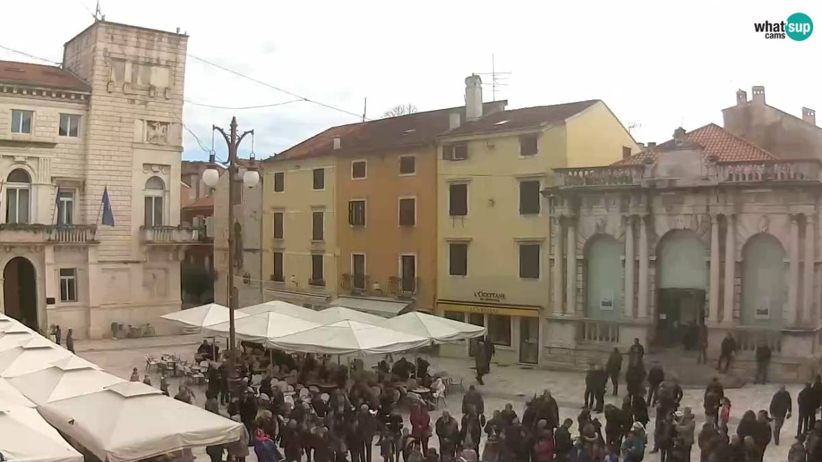 Zadar People's Square, City Lodge, Zadar , [ Right now, LIVE