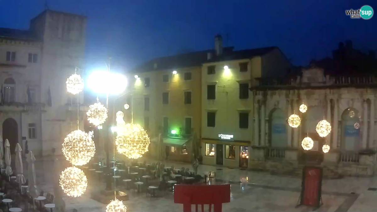 Zadar People's Square, City Lodge, Zadar , [ Right now, LIVE