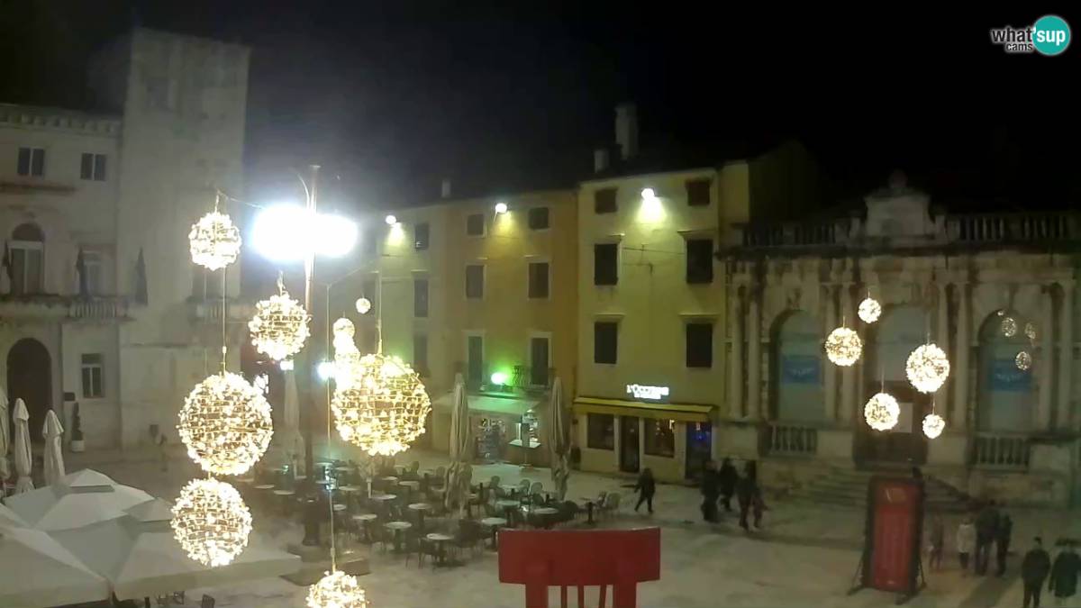 Zadar People's Square, City Lodge, Zadar , [ Right now, LIVE