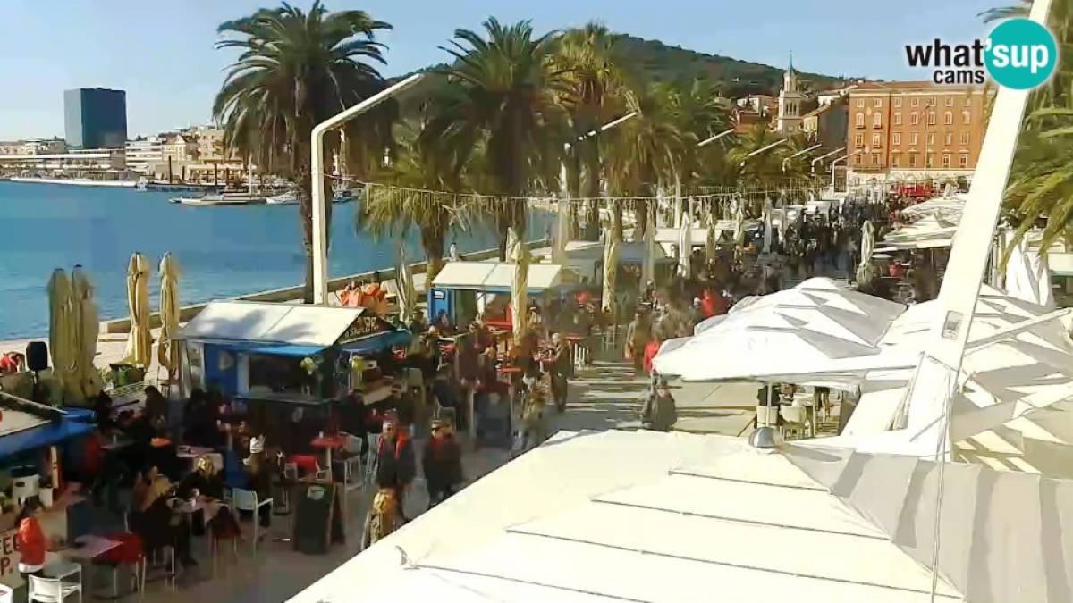 Split Riva of Croatian Revival webcam split, cam Split