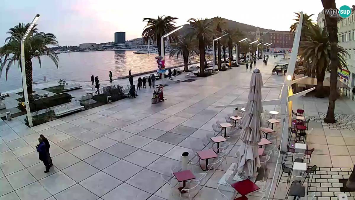 Split Riva of Croatian Revival webcam split, cam Split